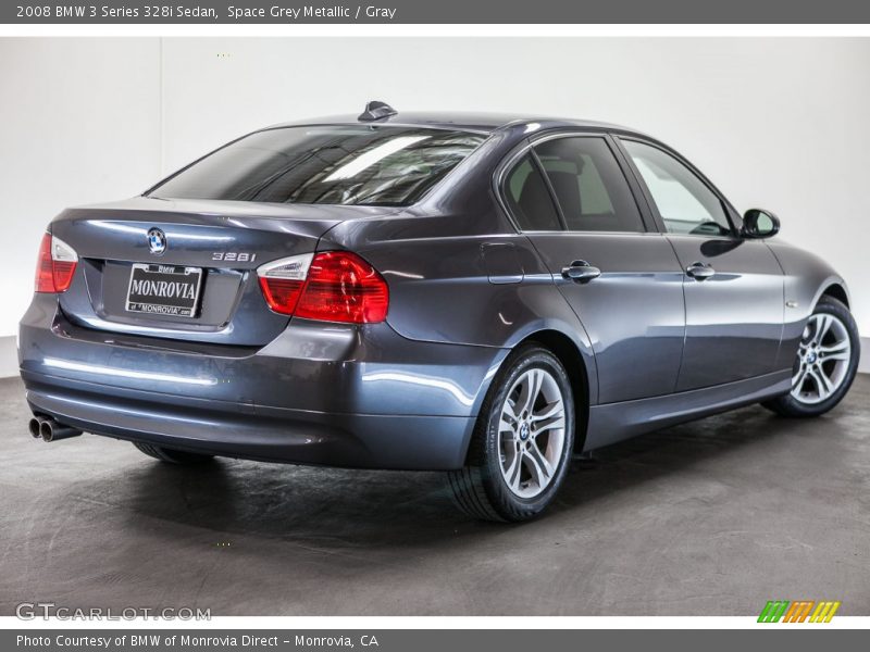 Space Grey Metallic / Gray 2008 BMW 3 Series 328i Sedan