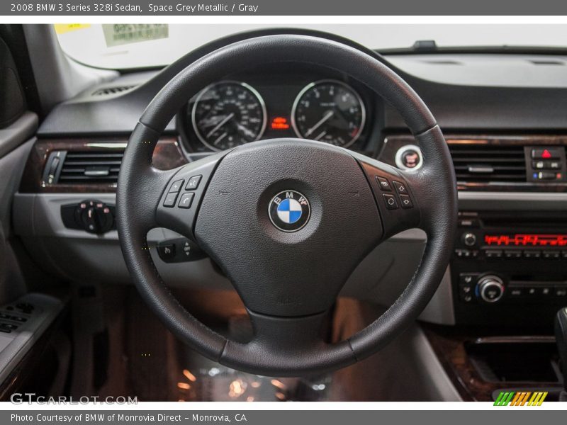 Space Grey Metallic / Gray 2008 BMW 3 Series 328i Sedan