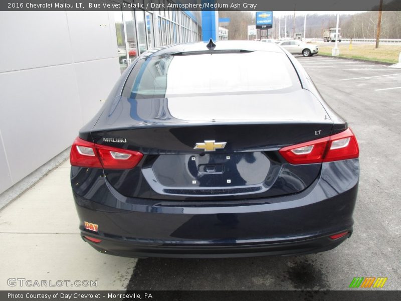 Blue Velvet Metallic / Dark Atmosphere/Medium Ash Gray 2016 Chevrolet Malibu LT