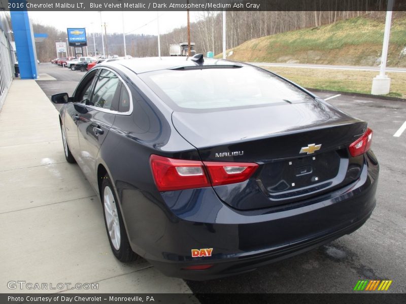 Blue Velvet Metallic / Dark Atmosphere/Medium Ash Gray 2016 Chevrolet Malibu LT