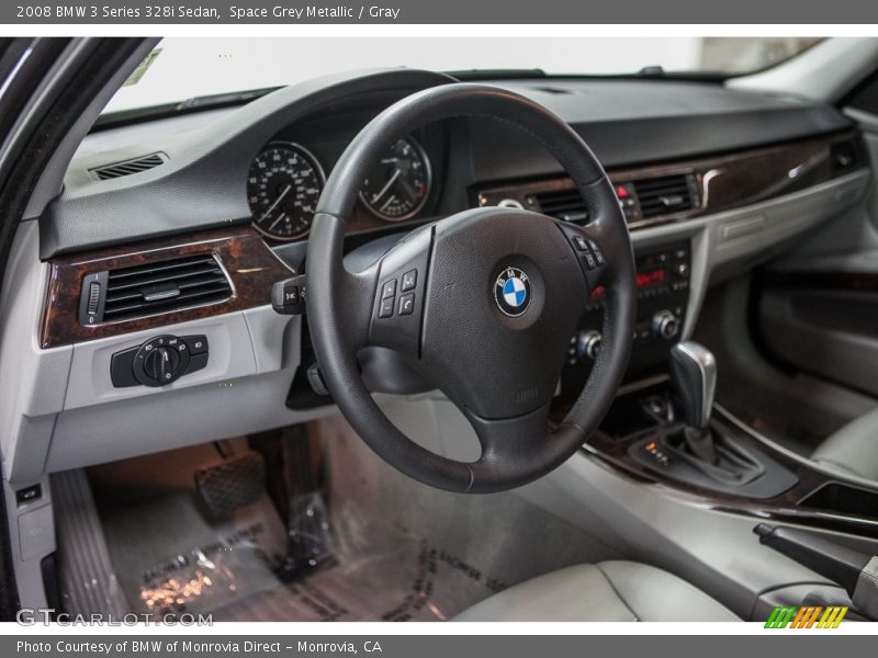 Space Grey Metallic / Gray 2008 BMW 3 Series 328i Sedan