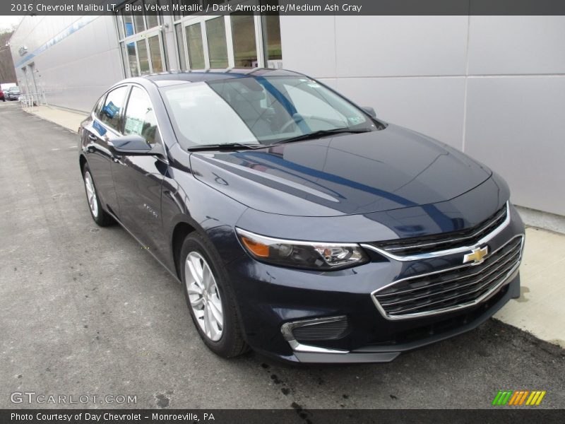 Blue Velvet Metallic / Dark Atmosphere/Medium Ash Gray 2016 Chevrolet Malibu LT