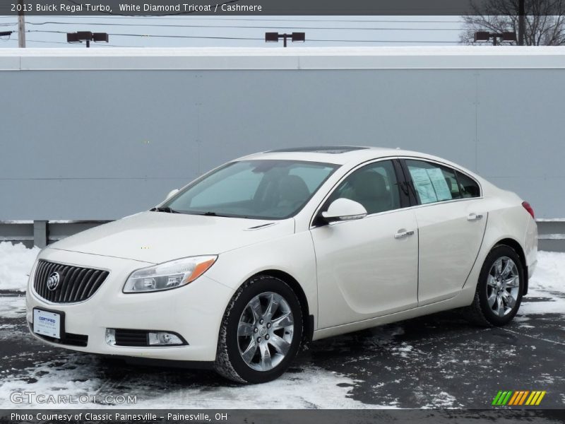 White Diamond Tricoat / Cashmere 2013 Buick Regal Turbo