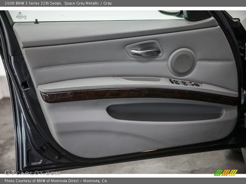 Space Grey Metallic / Gray 2008 BMW 3 Series 328i Sedan