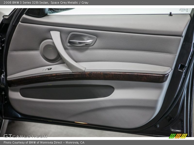 Space Grey Metallic / Gray 2008 BMW 3 Series 328i Sedan