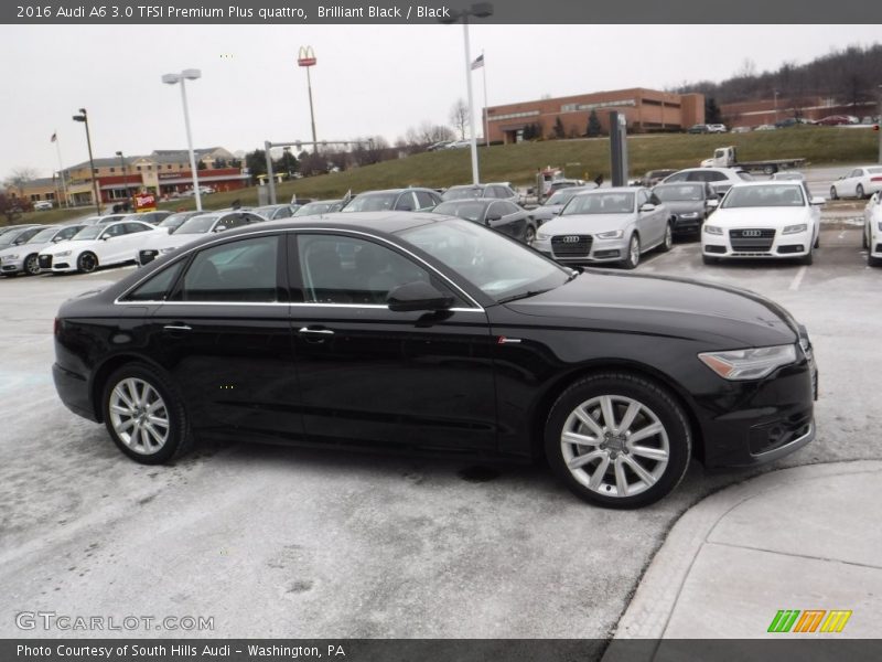 Brilliant Black / Black 2016 Audi A6 3.0 TFSI Premium Plus quattro