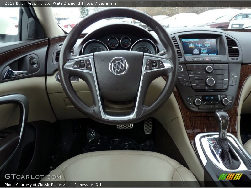 White Diamond Tricoat / Cashmere 2013 Buick Regal Turbo