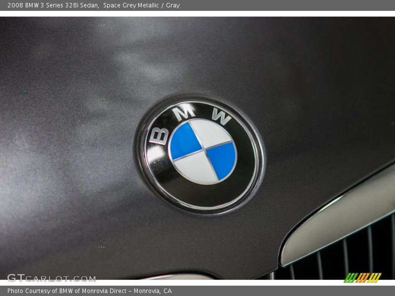 Space Grey Metallic / Gray 2008 BMW 3 Series 328i Sedan