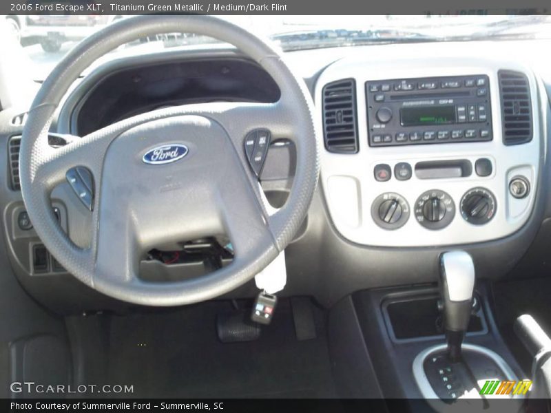 Titanium Green Metallic / Medium/Dark Flint 2006 Ford Escape XLT