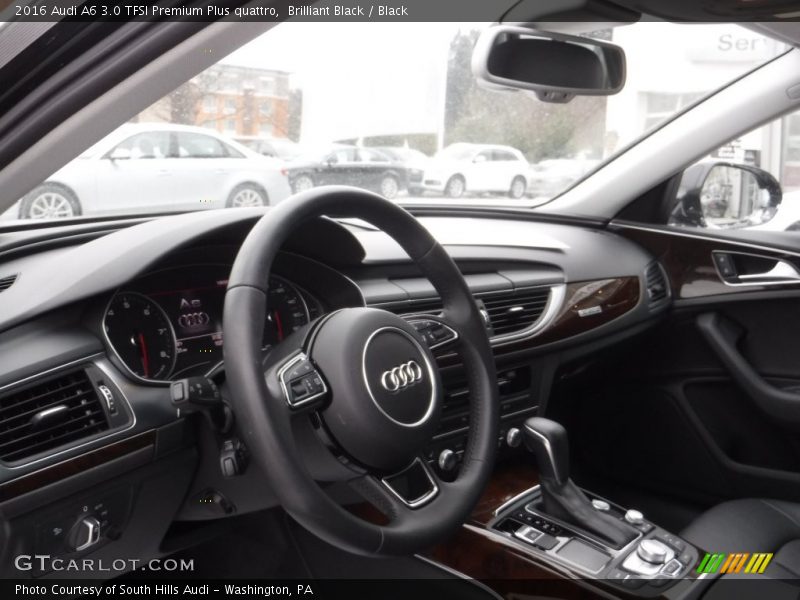 Brilliant Black / Black 2016 Audi A6 3.0 TFSI Premium Plus quattro