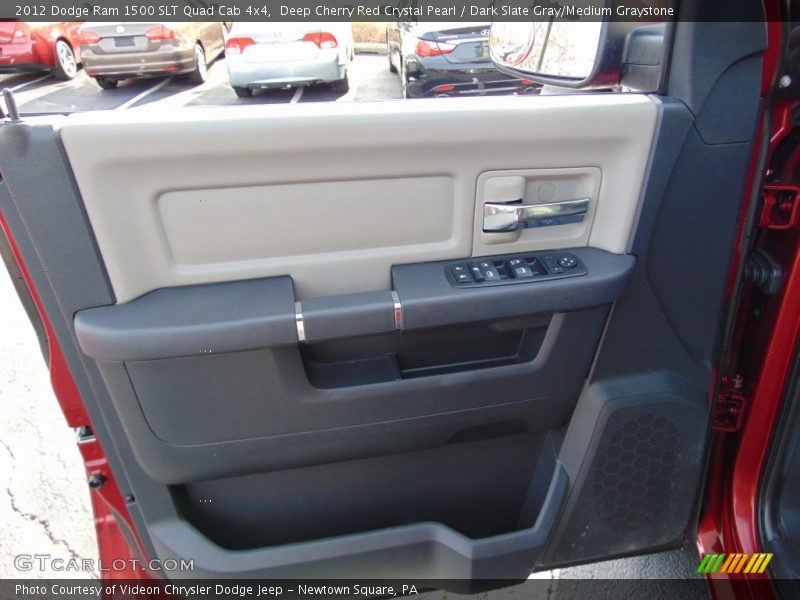 Deep Cherry Red Crystal Pearl / Dark Slate Gray/Medium Graystone 2012 Dodge Ram 1500 SLT Quad Cab 4x4