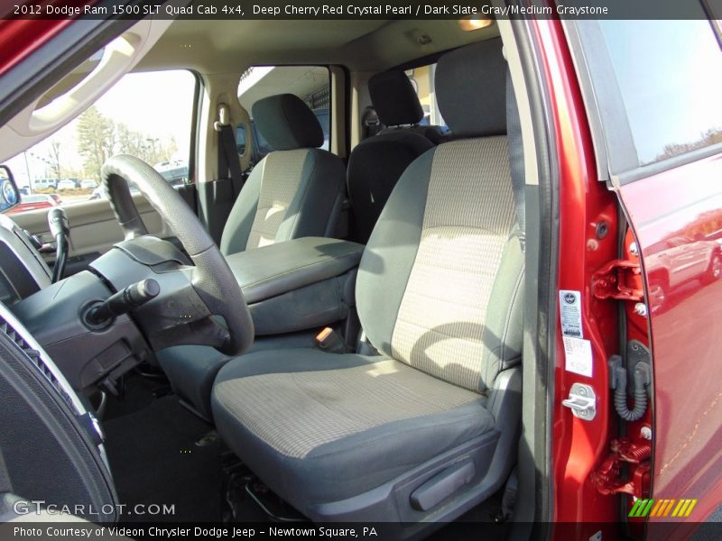 Deep Cherry Red Crystal Pearl / Dark Slate Gray/Medium Graystone 2012 Dodge Ram 1500 SLT Quad Cab 4x4