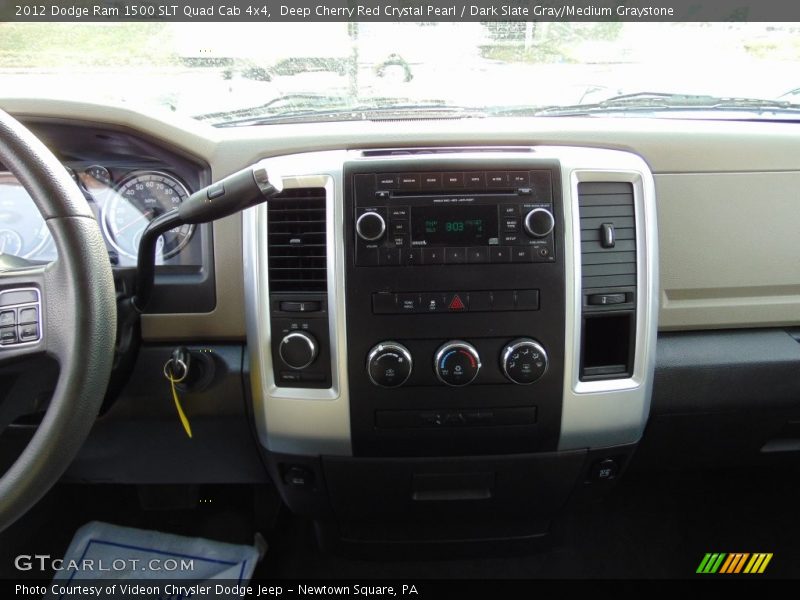 Deep Cherry Red Crystal Pearl / Dark Slate Gray/Medium Graystone 2012 Dodge Ram 1500 SLT Quad Cab 4x4
