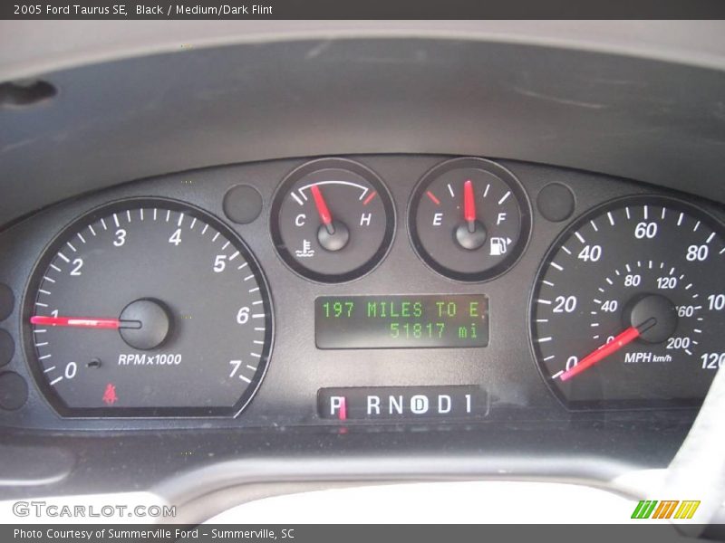 Black / Medium/Dark Flint 2005 Ford Taurus SE