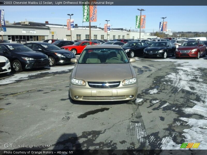 Light Driftwood Metallic / Neutral Beige 2003 Chevrolet Malibu LS Sedan
