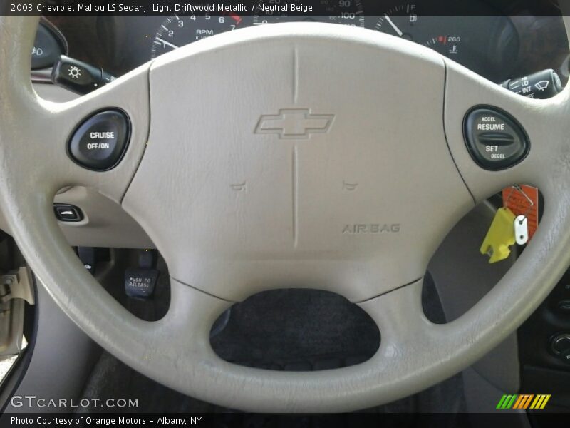 Light Driftwood Metallic / Neutral Beige 2003 Chevrolet Malibu LS Sedan