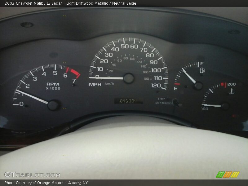 Light Driftwood Metallic / Neutral Beige 2003 Chevrolet Malibu LS Sedan