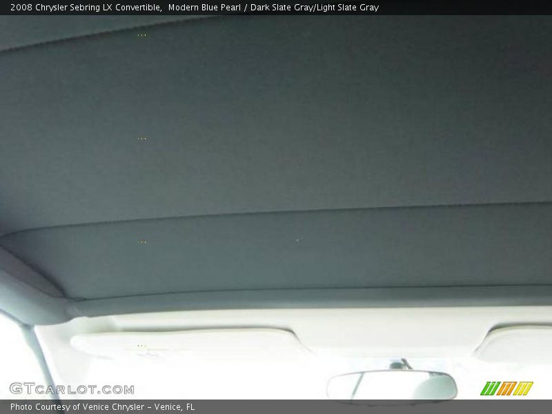 Modern Blue Pearl / Dark Slate Gray/Light Slate Gray 2008 Chrysler Sebring LX Convertible