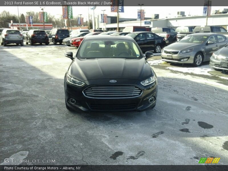Tuxedo Black Metallic / Dune 2013 Ford Fusion SE 1.6 EcoBoost