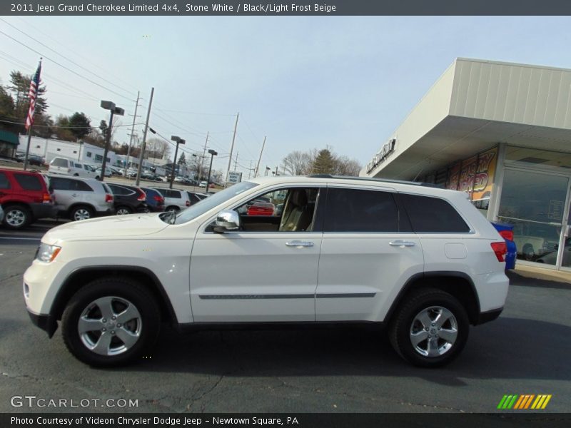 Stone White / Black/Light Frost Beige 2011 Jeep Grand Cherokee Limited 4x4