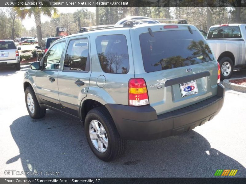 Titanium Green Metallic / Medium/Dark Flint 2006 Ford Escape XLT