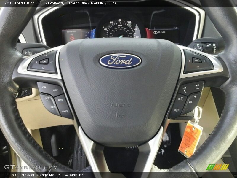 Tuxedo Black Metallic / Dune 2013 Ford Fusion SE 1.6 EcoBoost