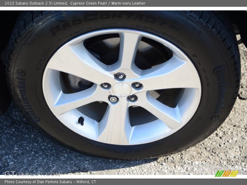 Cypress Green Pearl / Warm Ivory Leather 2013 Subaru Outback 2.5i Limited