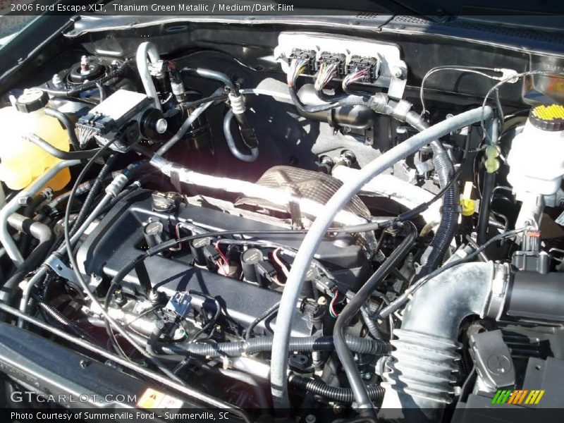 Titanium Green Metallic / Medium/Dark Flint 2006 Ford Escape XLT