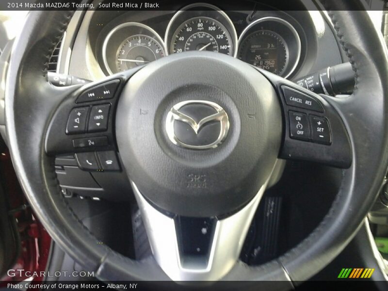 Soul Red Mica / Black 2014 Mazda MAZDA6 Touring