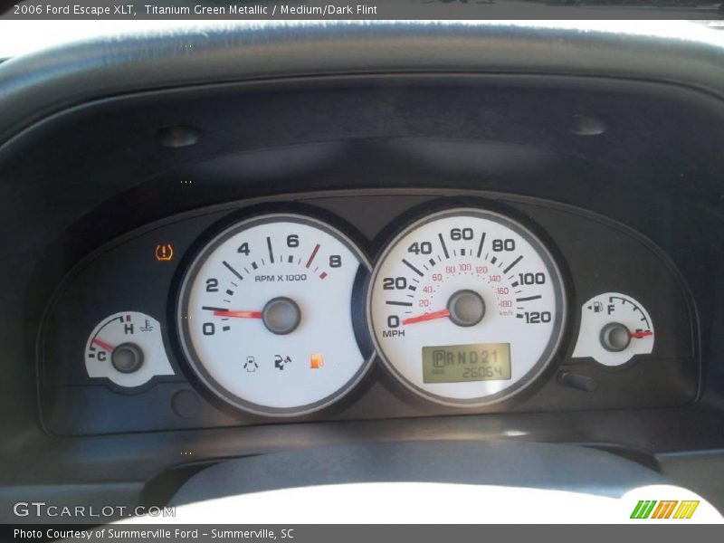 Titanium Green Metallic / Medium/Dark Flint 2006 Ford Escape XLT