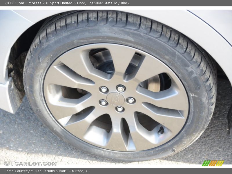 Ice Silver Metallic / Black 2013 Subaru Impreza 2.0i Sport Limited 5 Door
