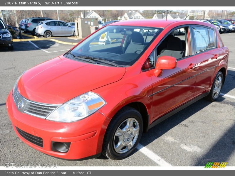 Red Alert / Charcoal 2007 Nissan Versa S