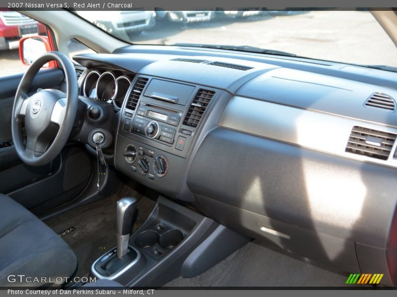Red Alert / Charcoal 2007 Nissan Versa S