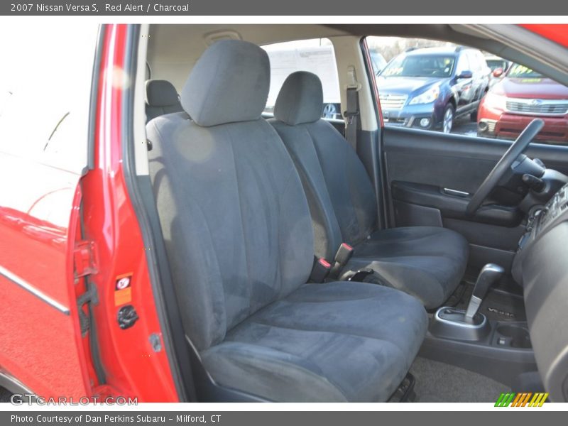 Red Alert / Charcoal 2007 Nissan Versa S