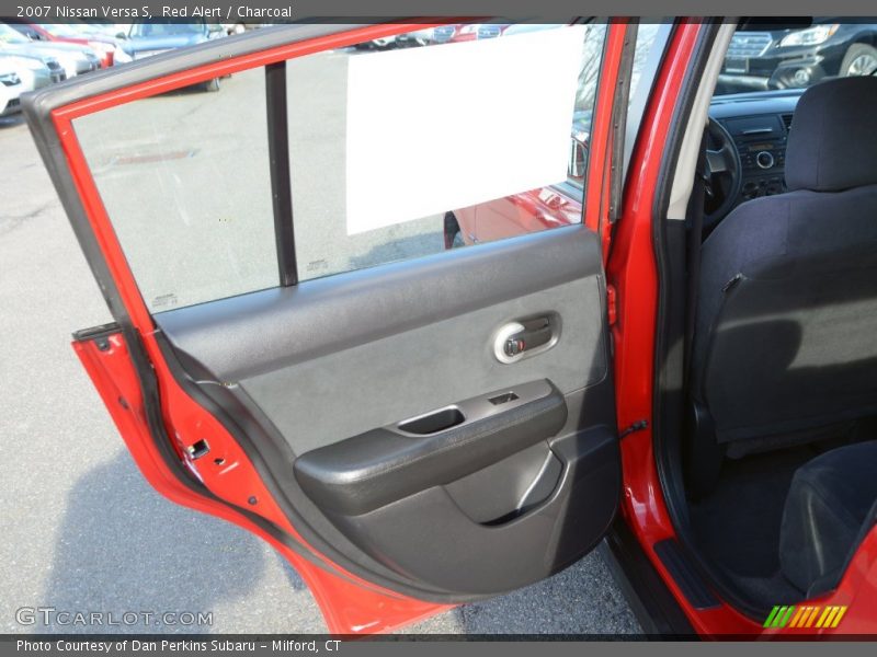 Red Alert / Charcoal 2007 Nissan Versa S