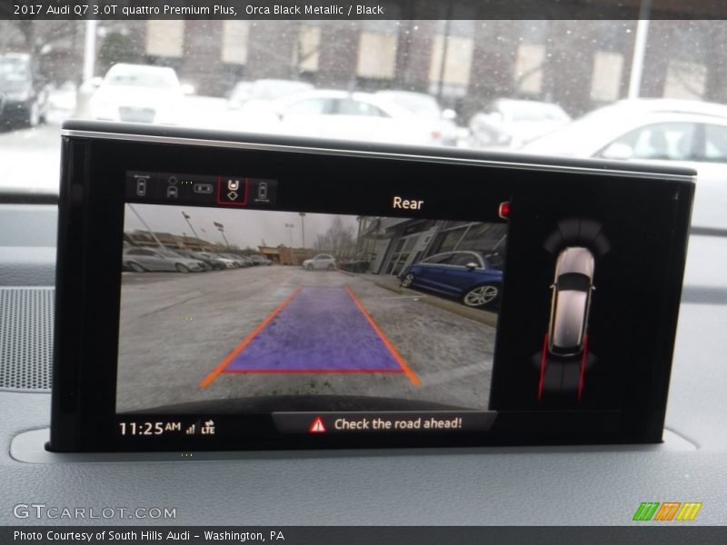 Orca Black Metallic / Black 2017 Audi Q7 3.0T quattro Premium Plus