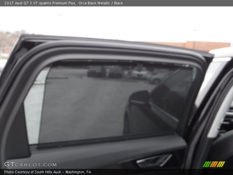 Orca Black Metallic / Black 2017 Audi Q7 3.0T quattro Premium Plus