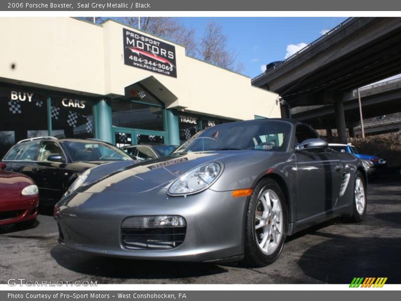 Seal Grey Metallic / Black 2006 Porsche Boxster