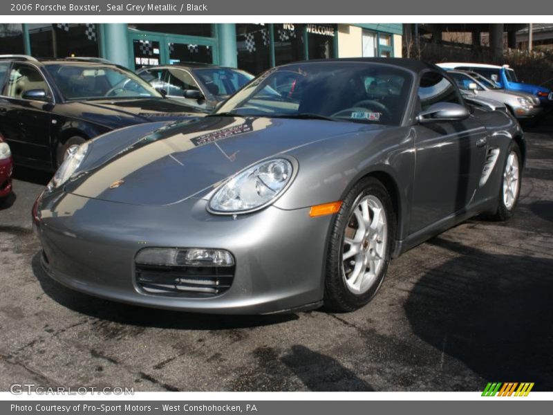 Seal Grey Metallic / Black 2006 Porsche Boxster