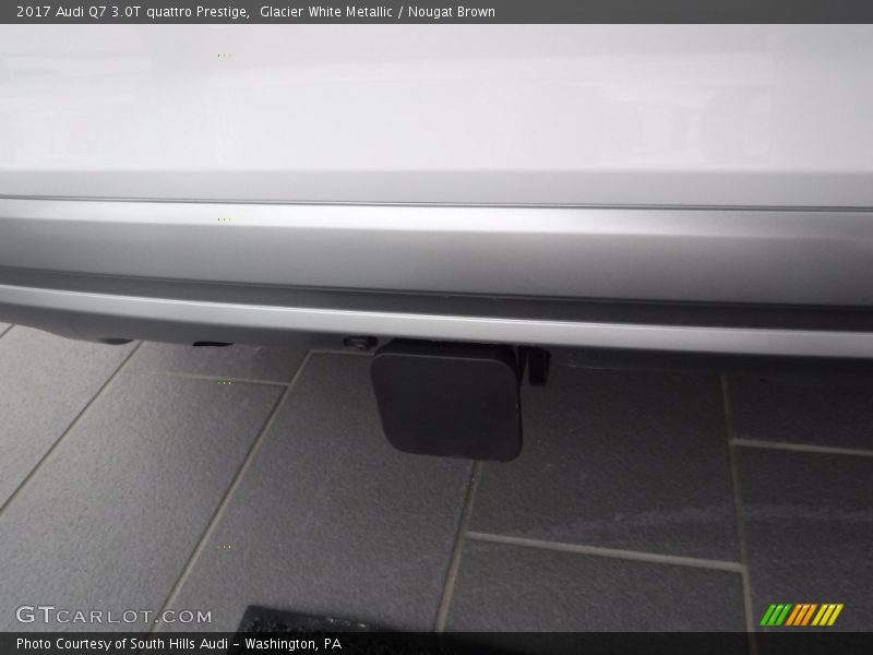 Glacier White Metallic / Nougat Brown 2017 Audi Q7 3.0T quattro Prestige