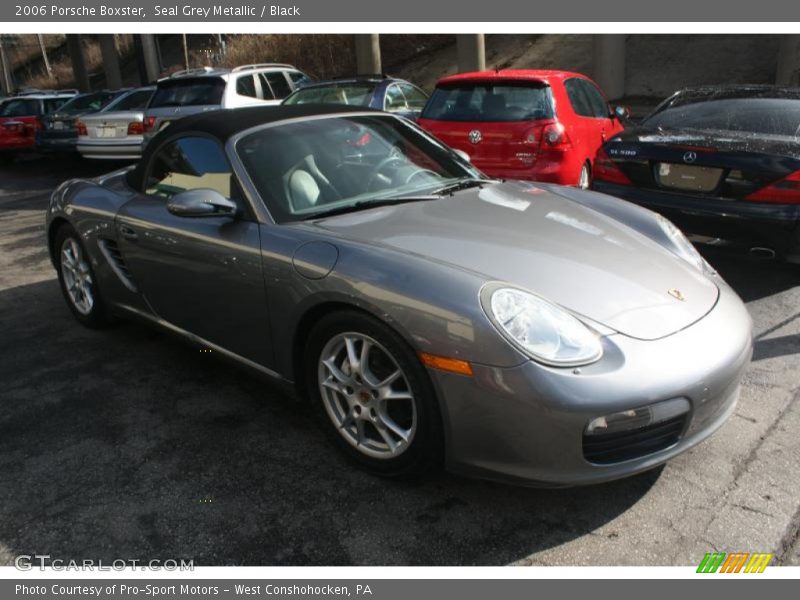 Seal Grey Metallic / Black 2006 Porsche Boxster