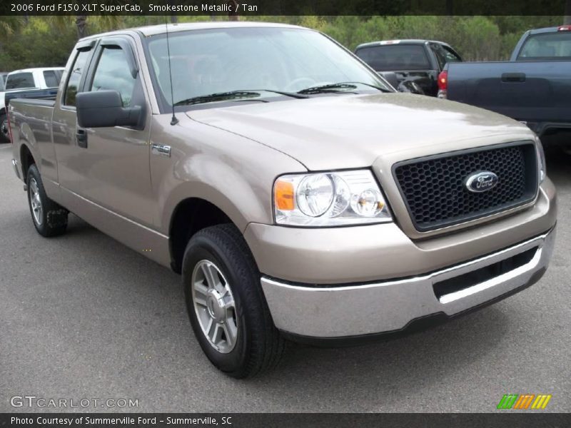 Smokestone Metallic / Tan 2006 Ford F150 XLT SuperCab