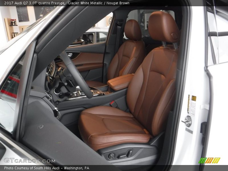 Front Seat of 2017 Q7 3.0T quattro Prestige