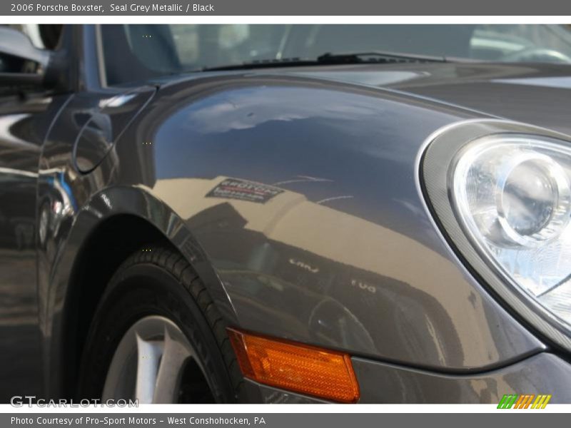 Seal Grey Metallic / Black 2006 Porsche Boxster