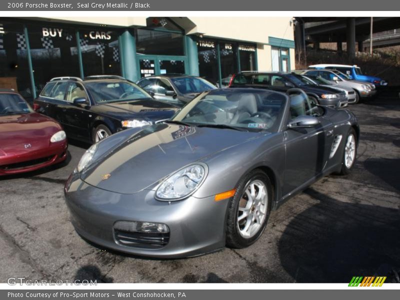 Seal Grey Metallic / Black 2006 Porsche Boxster