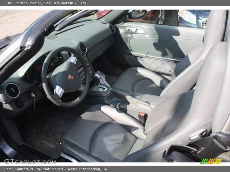 Seal Grey Metallic / Black 2006 Porsche Boxster
