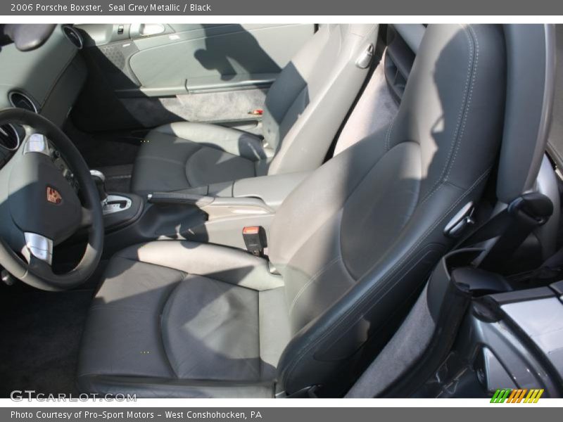 Seal Grey Metallic / Black 2006 Porsche Boxster