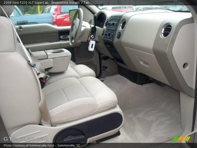 Smokestone Metallic / Tan 2006 Ford F150 XLT SuperCab