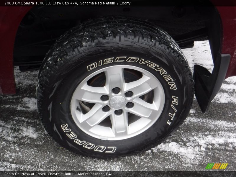 Sonoma Red Metallic / Ebony 2008 GMC Sierra 1500 SLE Crew Cab 4x4