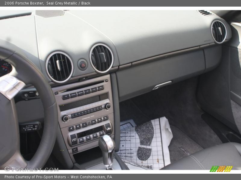Seal Grey Metallic / Black 2006 Porsche Boxster